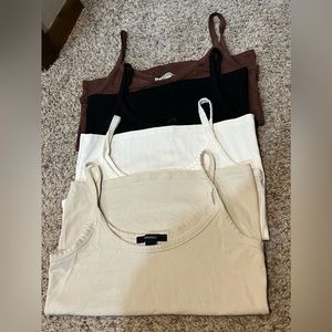 Forever 21 scoop neck Cami’s with thick straps